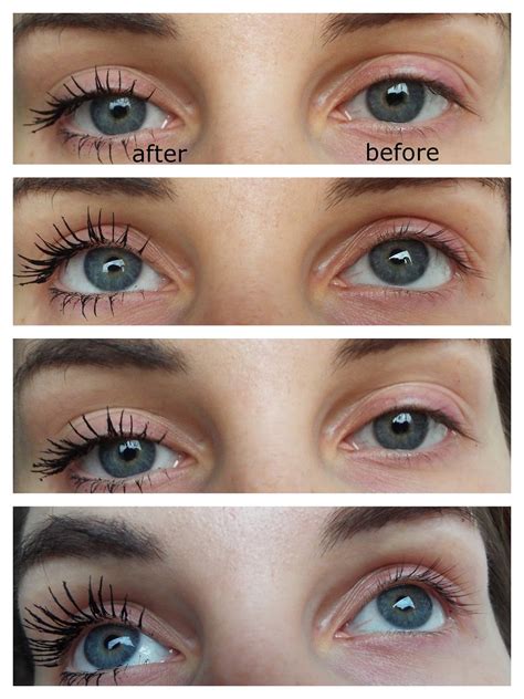 diorshow mascara before and after.